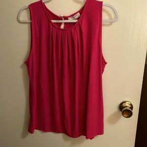 Size L hot pink sleeveless blouse.